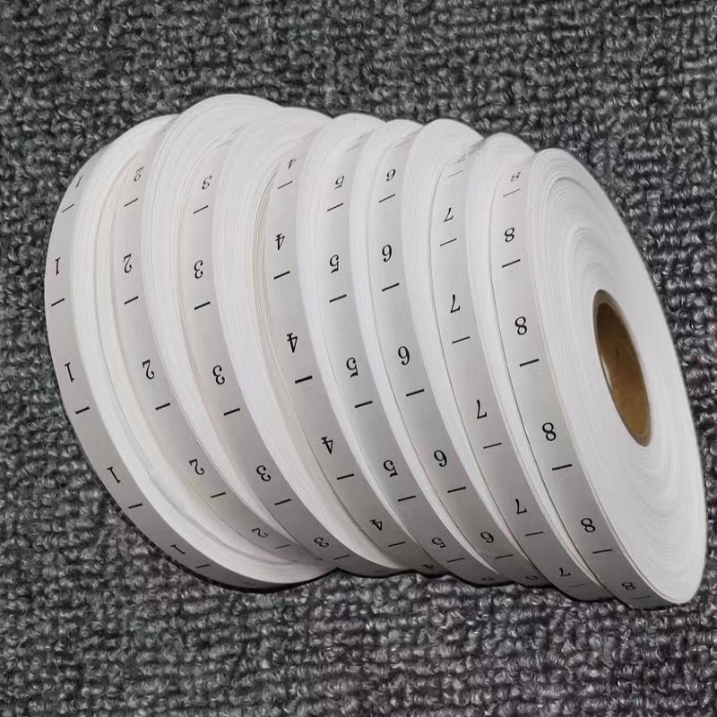 Baby Clothing Tags - 3000 قطعة/لفة ملصقات أرقام من 1