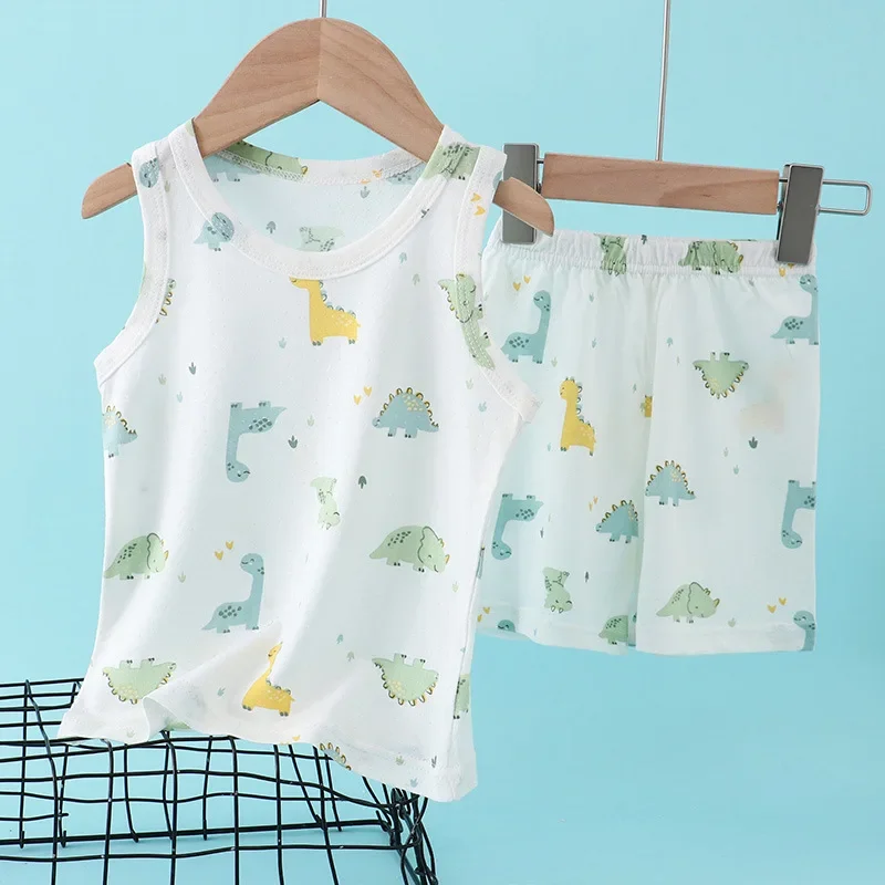 Baby Clothing Essentials - بدلة صيفية للأطفال من القطن والخيزران،