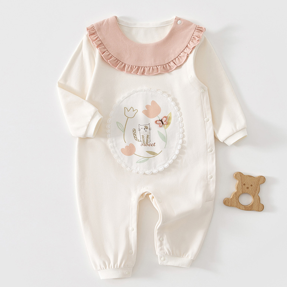Baby Xmas Clothing - طفل عيد الميلاد نيسيس القطن الكشكشة
