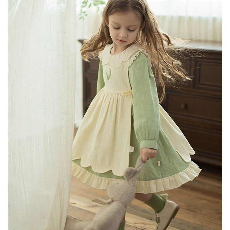 Baby Xmas Clothing - عيد جديد فتاة المخملية الدانتيل لوليتا