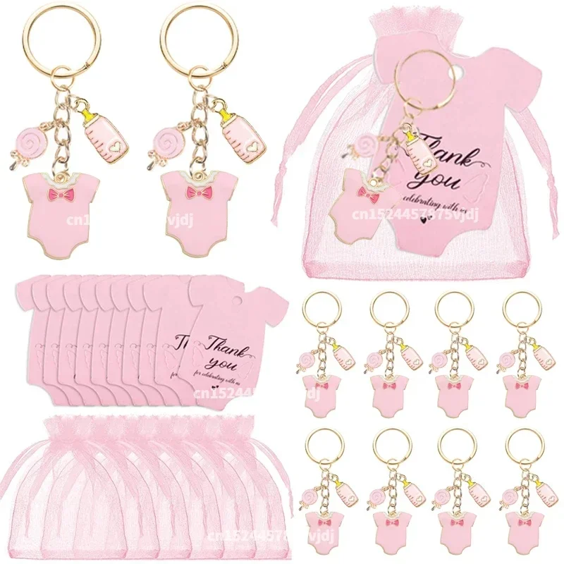 Baby Clothing Tags - 12 مجموعة استحمام الطفل تفضل الضيوف