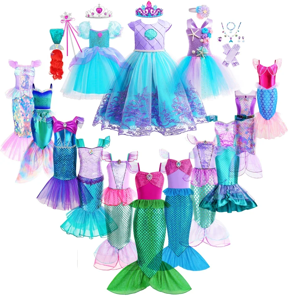 فستان حورية البحر للفتيات والأ - مراجعة Baby Clothing Sizes وسعره