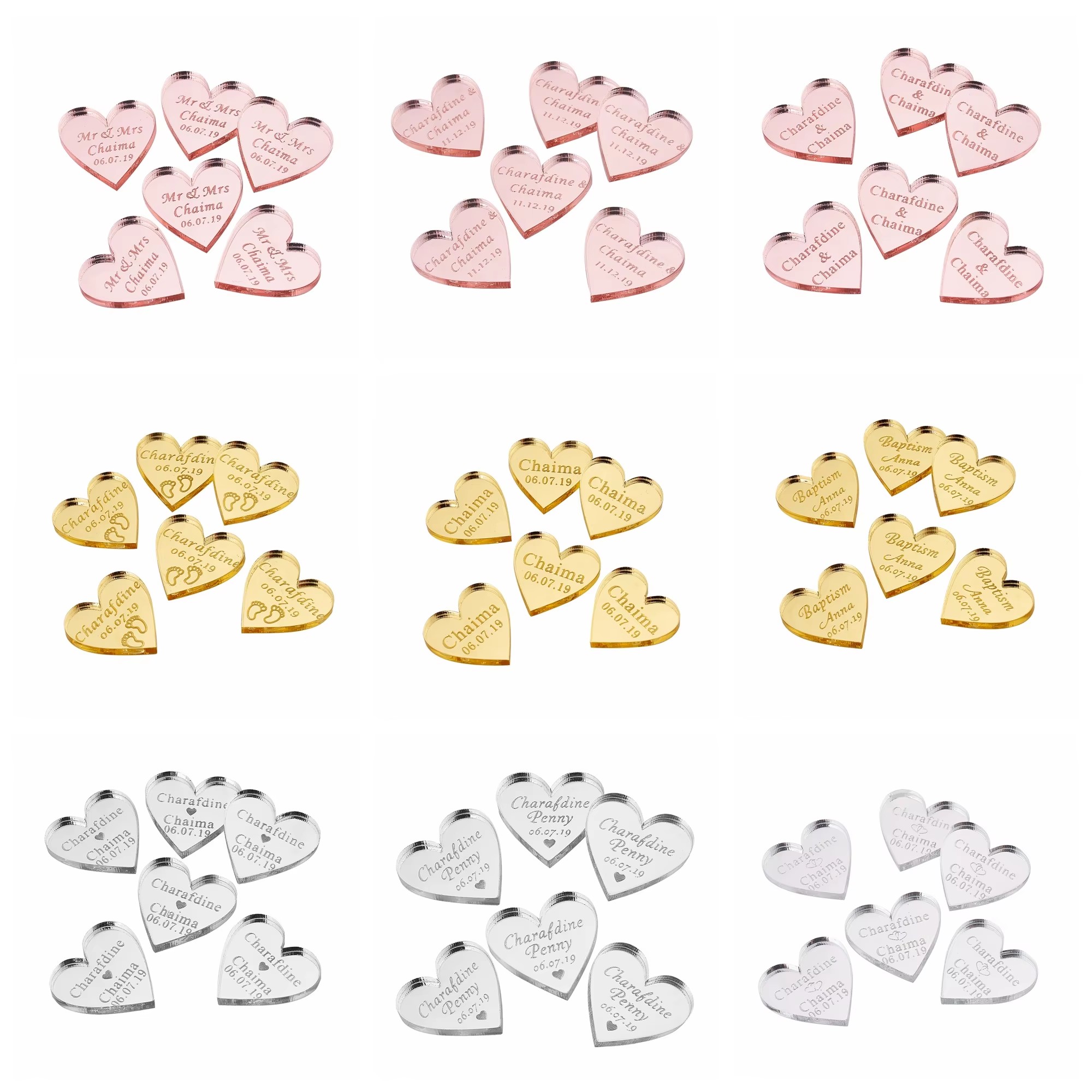 20/50/100Pcs Personalized Acry - مراجعة Baby Clothing Tags وسعره