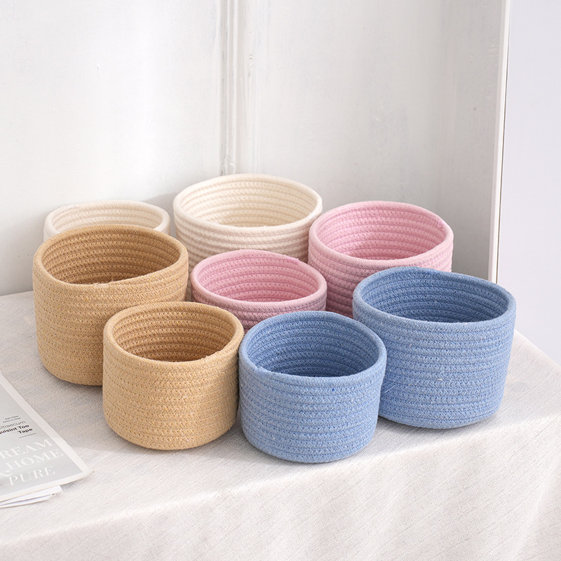سلة تخزين مصنوعة يدويًا من حبل - مراجعة Baby Clothing Basket وسعره