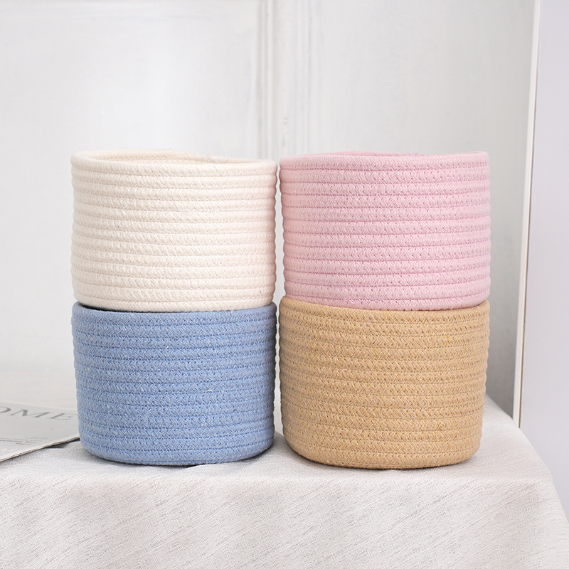 سلة تخزين مصنوعة يدويًا من حبل - مراجعة Baby Clothing Basket وسعره