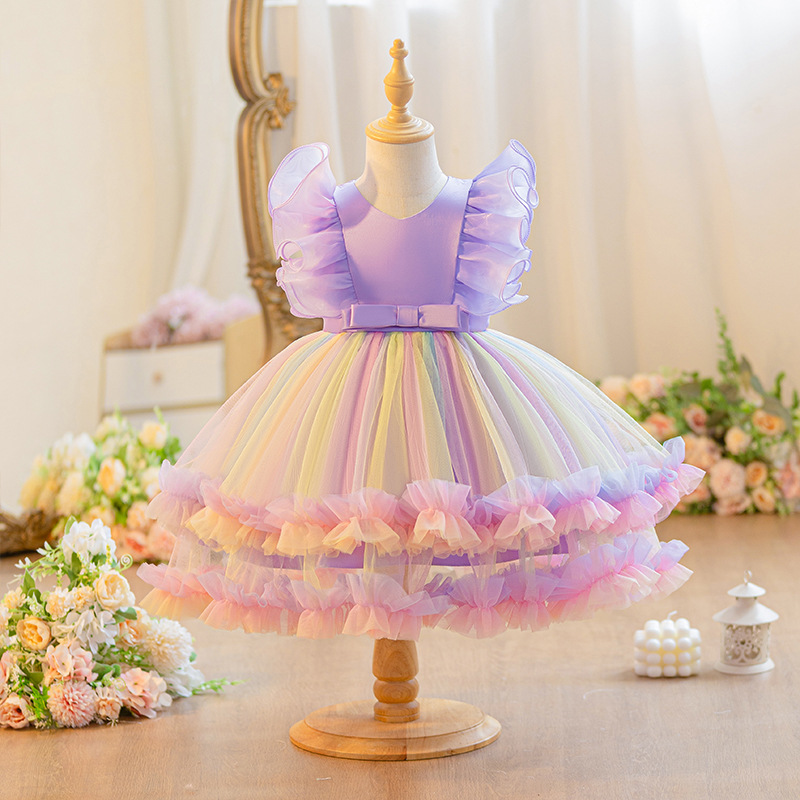فستان الأميرة الشبكي الجديد لل - مراجعة Baby Xmas Clothing وسعره