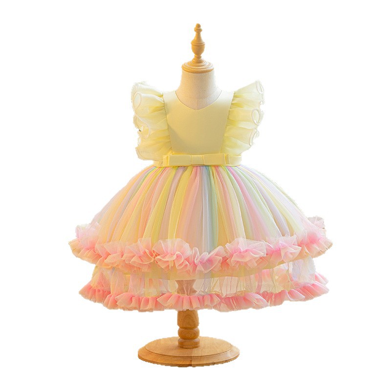 فستان الأميرة الشبكي الجديد لل - مراجعة Baby Xmas Clothing وسعره
