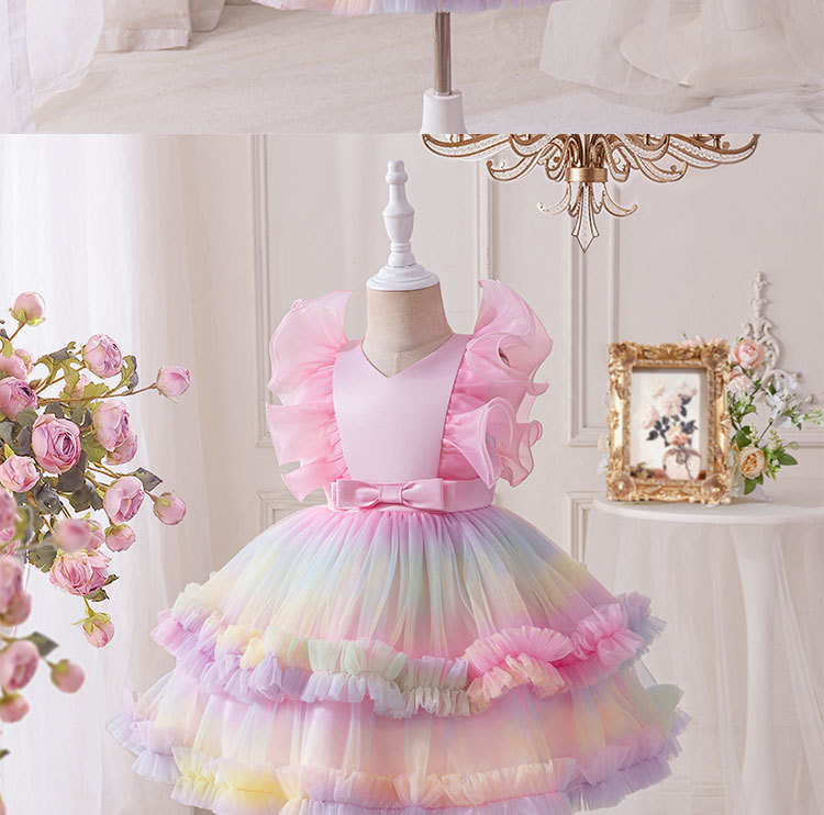 فستان الأميرة الشبكي الجديد لل - مراجعة Baby Xmas Clothing وسعره