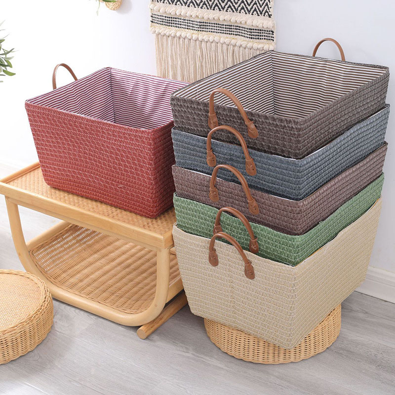 سلة تخزين منسوجة من الراتان ال - مراجعة Baby Clothing Basket وسعره