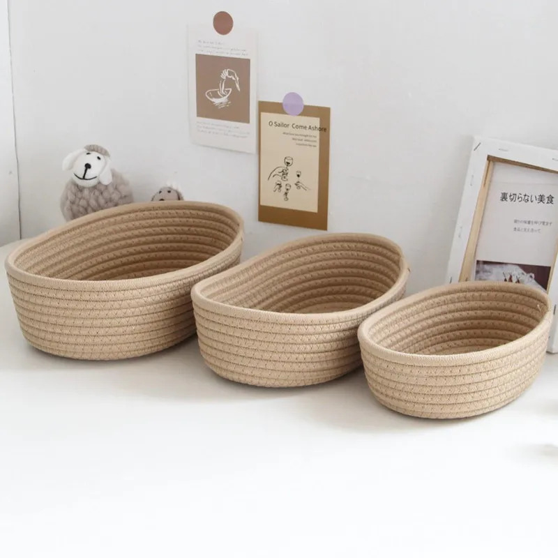 الشمال القطن حبل المنسوجة سلات - مراجعة Baby Clothing Basket وسعره
