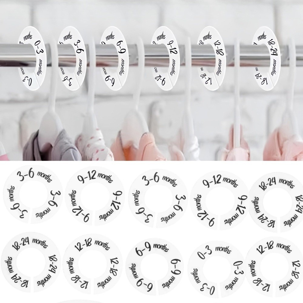 68/9 قطعة من حلقات وعلامات الم - مراجعة Baby Clothing Tags وسعره