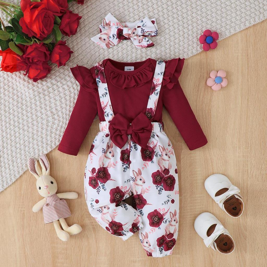 3 قطعة ملابس وتتسابق لمدة 1-24 - مراجعة Baby Xmas Clothing وسعره